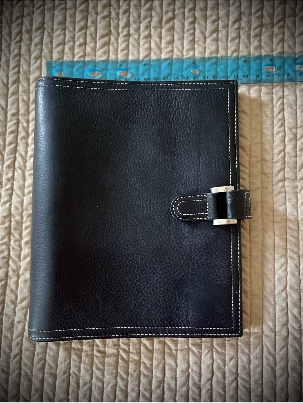 Day-Timer Vintage Leather Planner Binder - Classic/Desk size